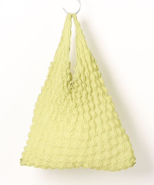 ACCOMMODE（アコモデ）の「EC-3 Shibori Bag Large / 絞りバッグ（エコバッグ/サブバッグ・レディース・レッド/グリーン/パープル/ブラック・FREE）」の5枚目の写真