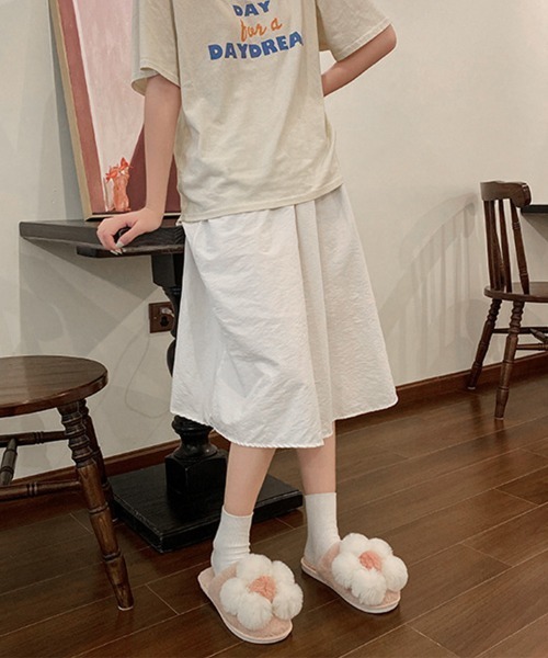Miniministore(ミニミニストア)の「ファースリッパ 可愛い ルームシューズ(サンダル・レディース・ブラック/ブルーグレー/アイボリー/イエロー/ピンク・S/M/L)」の9枚目の写真