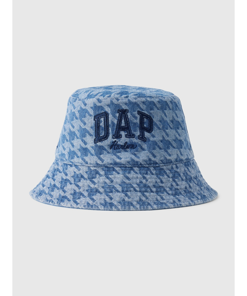 GAP（ギャップ）の「DAP GAPロゴ デニムバケットハット(ユニセックス)（ハット・メンズ・ライトインディゴブルー・S/M/L/XL）」の5枚目の写真