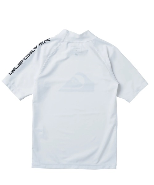 Quiksilver(クイックシルバー)の「ALL TIME SR YOUTH/クイックシルバーキッズ半袖ブランドロゴラッシュガード(水着)(ラッシュガード・キッズ・ホワイト/ブラック系その他/ブラック/カーキ・110/120/130/140/150/160/100)」の9枚目の写真
