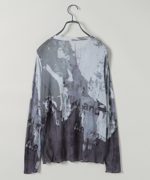 JEANASIS(ジーナシス)の「FieldコラージュシアーLS/113333(Tシャツ/カットソー・レディース・ブラック系その他/マルチ/ベージュ系その他/ブルー系その他・FREE)」の10枚目の写真