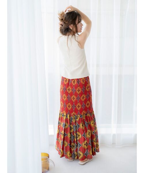 Ungrid（アングリッド）の「チュールコンビノースリデザイントップス（タンクトップ・レディース・アイボリー/ネイビー・FREE）」の17枚目の写真