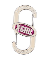 X-girl | OVAL LOGO CARABINER(キーケース/キーアクセサリー)