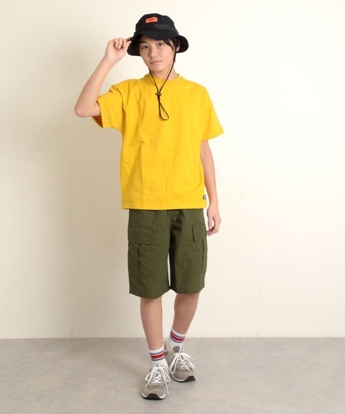 GLAZOS(グラソス)の「【セットアップ対応】タイプライター・カーゴハーフパンツ(その他パンツ・キッズ・ベージュ/ネイビー/カーキ・140cm/150cm/160cm/170cm)」の6枚目の写真