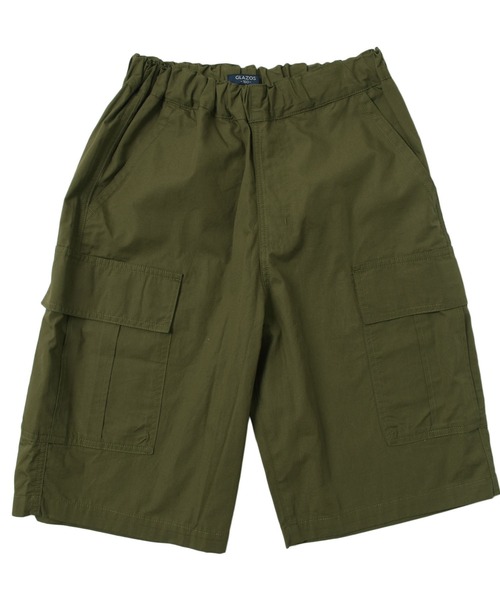GLAZOS(グラソス)の「【セットアップ対応】タイプライター・カーゴハーフパンツ(その他パンツ・キッズ・ベージュ/ネイビー/カーキ・140cm/150cm/160cm/170cm)」の16枚目の写真