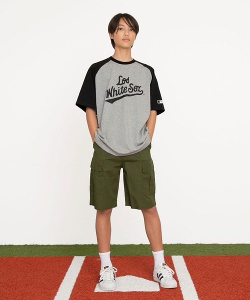 GLAZOS(グラソス)の「【セットアップ対応】タイプライター・カーゴハーフパンツ(その他パンツ・キッズ・ベージュ/ネイビー/カーキ・140cm/150cm/160cm/170cm)」の21枚目の写真