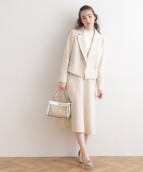 couture brooch（クチュールブローチ）の「◆【セットアップ可能】オトナなレースアップジャンスカ（ワンピース・レディース・ブラウン系その他/アイボリー系3・38/42）」の21枚目の写真