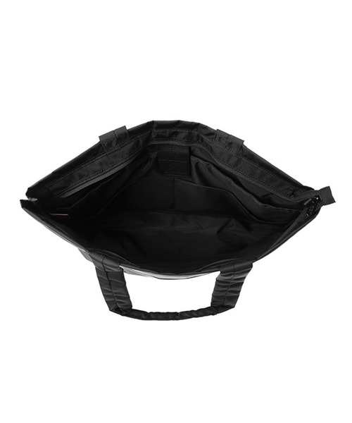 Manhattan Portage(マンハッタンポーテージ)の「Tompkins Tote Bag (MD) Flight Nylon Backing(トートバッグ・メンズ・ブラック・MEDIUM)」の6枚目の写真