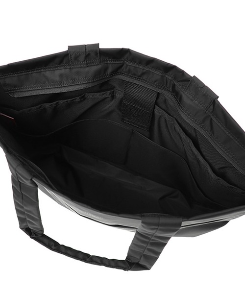 Manhattan Portage(マンハッタンポーテージ)の「Tompkins Tote Bag (MD) Flight Nylon Backing(トートバッグ・メンズ・ブラック・MEDIUM)」の8枚目の写真