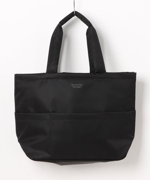 Manhattan Portage(マンハッタンポーテージ)の「Tompkins Tote Bag (MD) Flight Nylon Backing(トートバッグ・メンズ・ブラック・MEDIUM)」の12枚目の写真