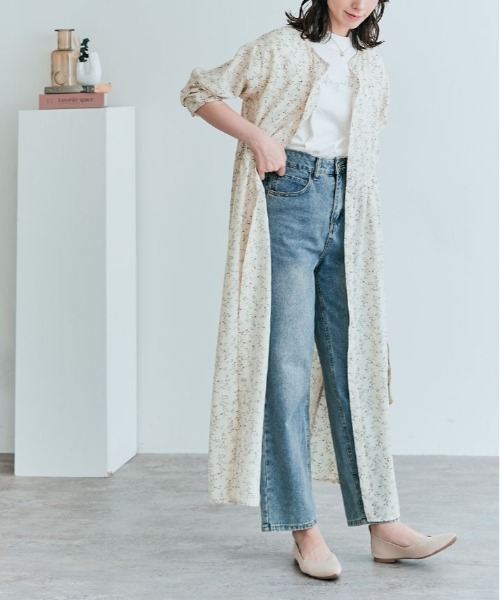 kirakiraShop(キラキラショップ)の「3way 花柄 シフォン ワンピース(ワンピース・レディース・ブラック/アイボリー/ベージュ系・M/L)」の2枚目の写真