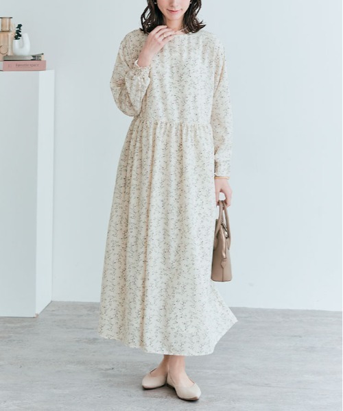 kirakiraShop(キラキラショップ)の「3way 花柄 シフォン ワンピース(ワンピース・レディース・ブラック/アイボリー/ベージュ系・M/L)」の18枚目の写真