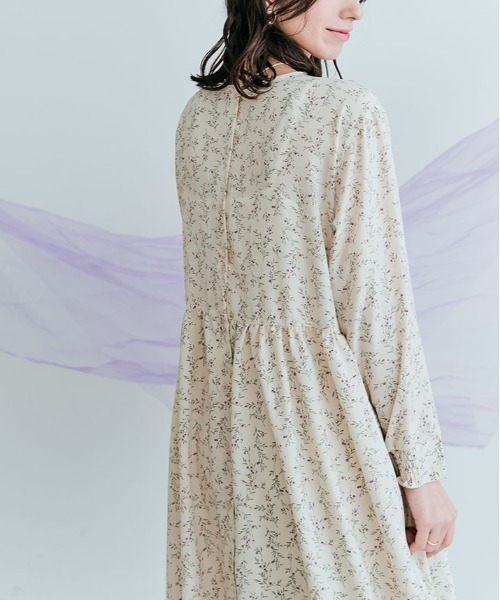 kirakiraShop(キラキラショップ)の「3way 花柄 シフォン ワンピース(ワンピース・レディース・ブラック/アイボリー/ベージュ系・M/L)」の20枚目の写真