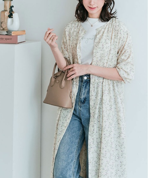 kirakiraShop(キラキラショップ)の「3way 花柄 シフォン ワンピース(ワンピース・レディース・ブラック/アイボリー/ベージュ系・M/L)」の16枚目の写真