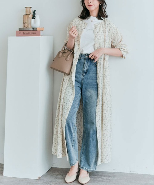 kirakiraShop(キラキラショップ)の「3way 花柄 シフォン ワンピース(ワンピース・レディース・ブラック/アイボリー/ベージュ系・M/L)」の17枚目の写真