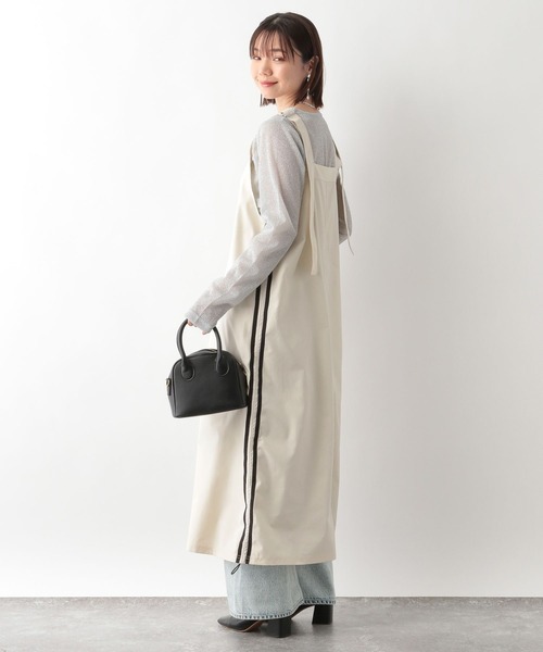 RAGEBLUE（レイジブルー）の「サイドライン/トラックシャーリングジャンスカ（ジャンパースカート・レディース・ホワイト/ライトブルー/ブラック・FREE）」の18枚目の写真