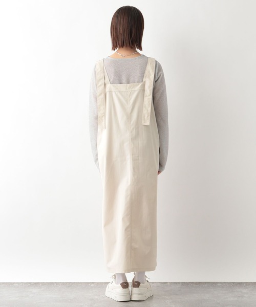 RAGEBLUE（レイジブルー）の「サイドライン/トラックシャーリングジャンスカ（ジャンパースカート・レディース・ホワイト/ライトブルー/ブラック・FREE）」の20枚目の写真