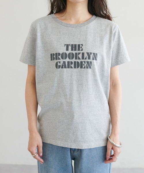 LARUTA(ラルータ)の「【LARUTA】ブルックリンガーデンT(Tシャツ/カットソー・レディース・スミクロ/ピンク/グレー/オフホワイト・LARGE/MEDIUM)」の20枚目の写真
