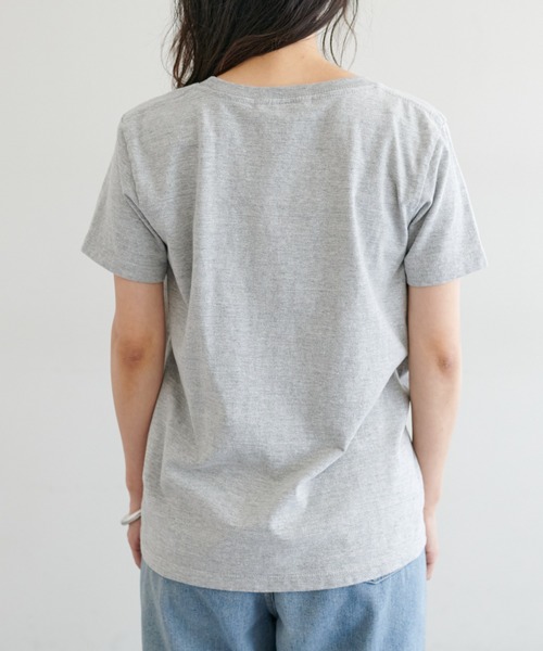 LARUTA(ラルータ)の「【LARUTA】ブルックリンガーデンT(Tシャツ/カットソー・レディース・スミクロ/ピンク/グレー/オフホワイト・LARGE/MEDIUM)」の22枚目の写真