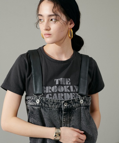LARUTA(ラルータ)の「【LARUTA】ブルックリンガーデンT(Tシャツ/カットソー・レディース・スミクロ/ピンク/グレー/オフホワイト・LARGE/MEDIUM)」の10枚目の写真