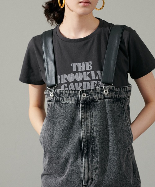LARUTA(ラルータ)の「【LARUTA】ブルックリンガーデンT(Tシャツ/カットソー・レディース・スミクロ/ピンク/グレー/オフホワイト・LARGE/MEDIUM)」の9枚目の写真