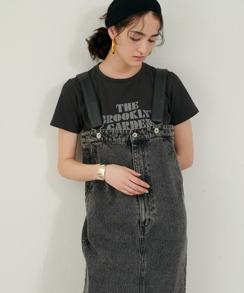 LARUTA(ラルータ)の「【LARUTA】ブルックリンガーデンT(Tシャツ/カットソー・レディース・スミクロ/ピンク/グレー/オフホワイト・LARGE/MEDIUM)」の8枚目の写真