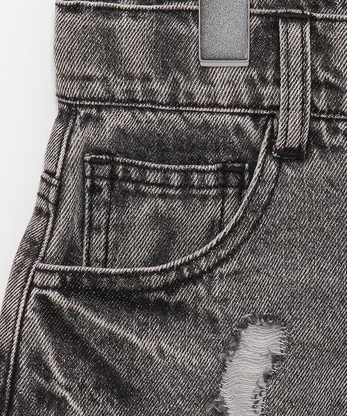 LOVETOXIC（ラブトキシック）の「【LTXC】ダメージショートパンツ（その他パンツ・キッズ・ライトブルー/オフホワイト/グレー・S/M/L）」の10枚目の写真