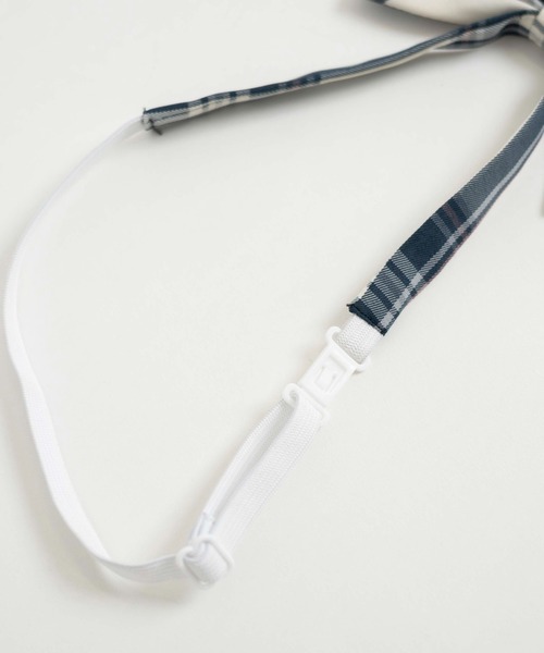 WEGO（ウィゴー）の「WEGO/チェックスクールリボン（ネクタイ・レディース・ブルー系その他3/ブラック系その他2/ホワイト系その他2/レッド系その他3/グレー系その他2/ブルー系その他2/その他1/レッド系その他2/ブラック系その他3・FREE）」の19枚目の写真