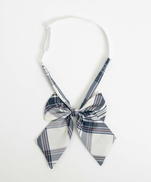 WEGO（ウィゴー）の「WEGO/チェックスクールリボン（ネクタイ・レディース・ブルー系その他3/ブラック系その他2/ホワイト系その他2/レッド系その他3/グレー系その他2/ブルー系その他2/その他1/レッド系その他2/ブラック系その他3・FREE）」の10枚目の写真