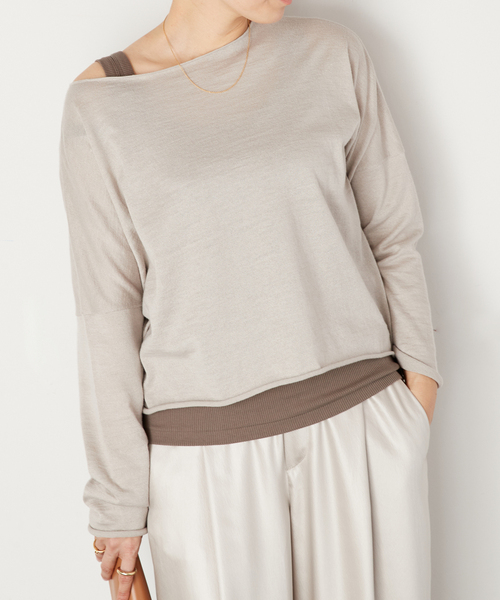 24ss Deuxieme Classe Dainty プルオーバー Dainty プルオーバー（ニット/セーター）｜Deuxieme Classe