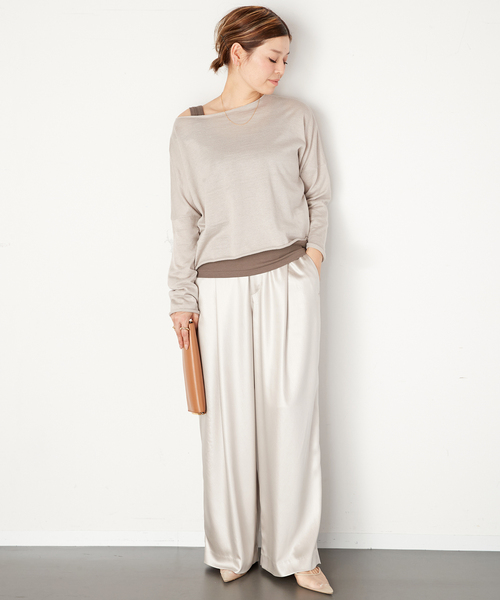 ドゥーズィエムクラス　 Dainty プルオーバー グレー ドゥーズィエムクラス Dainty プルオーバー グレー