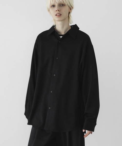 タグ付き！【remer】ルーズアンヴィンテージチェックオーバーシャツ loose regular collar over shirt / ルーズレギュラーカラー