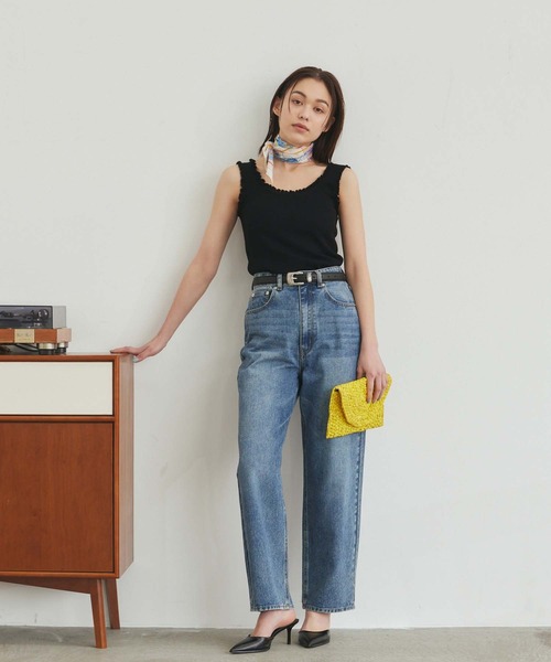 Edit Sheen(エディットシーン)の「ペーパークラッチバッグ(かごバッグ・レディース・ピンク系その他/ブラック/イエロー/ベージュ・FREE)」の8枚目の写真