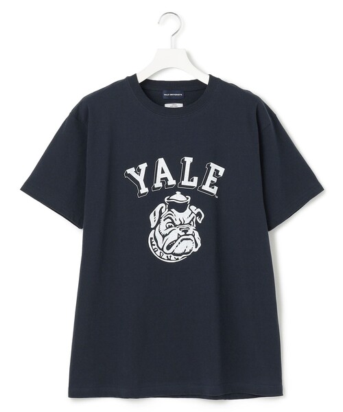 J.PRESS YORK STREET(ジェイプレスヨークストリート)の「【UNISEX】YALE ブルフェイス Tシャツ(Tシャツ/カットソー・メンズ・ピーコックグリーン系/ネイビー系/ホワイト系・SMALL/MEDIUM/LARGE)」の3枚目の写真