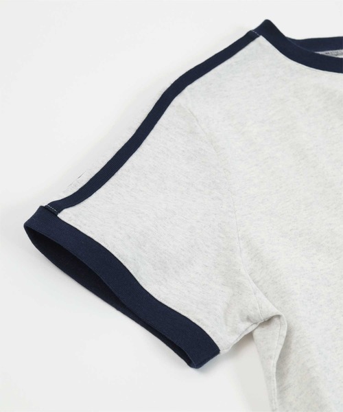 miette（ミエット）の「配色ラインロゴ刺繍Tシャツ（Tシャツ/カットソー・レディース・ピンク/オフホワイト/ブラック/オートミール・FREE）」の17枚目の写真
