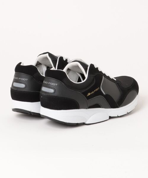 Parade(パレード)の「【MIDFOOT】ミッドフット DAILY-URBAN LIFE MF-82U ウォーキングシューズ(スニーカー・メンズ・ブラック/ネイビー・24.5cm/25.0cm/25.5cm/26.0cm/26.5cm/27.0cm/27.5cm)」の3枚目の写真