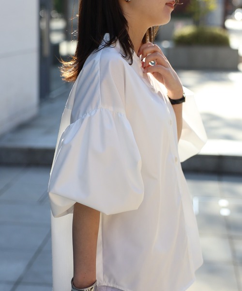 美品⭐︎THREE SQUARE バルーンスリーブシャツ STYLEMIXER（スタイルミキサー）の「バルーンスリーブシャツ（シャツ