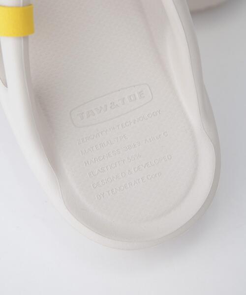 TAW&TOE(トーアンドトー)の「TAW&TOE/FLIPFLOP ZEROVIT BIO(サンダル・レディース・グレイッシュベージュ/ブラック/クリーム/ブルー系その他・XS/S/XXS)」の22枚目の写真