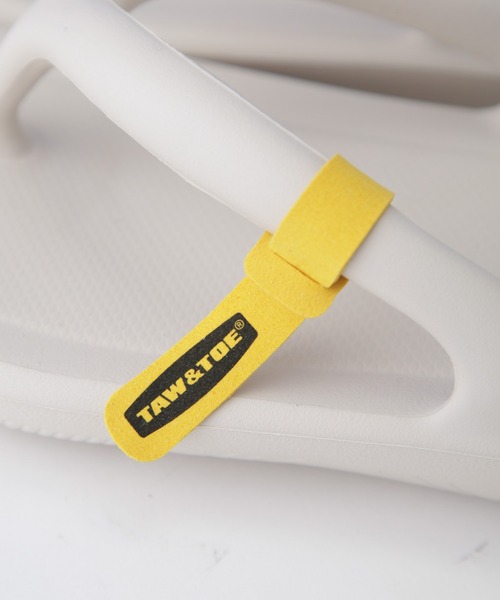 TAW&TOE(トーアンドトー)の「TAW&TOE/FLIPFLOP ZEROVIT BIO(サンダル・レディース・グレイッシュベージュ/ブラック/クリーム/ブルー系その他・XS/S/XXS)」の12枚目の写真