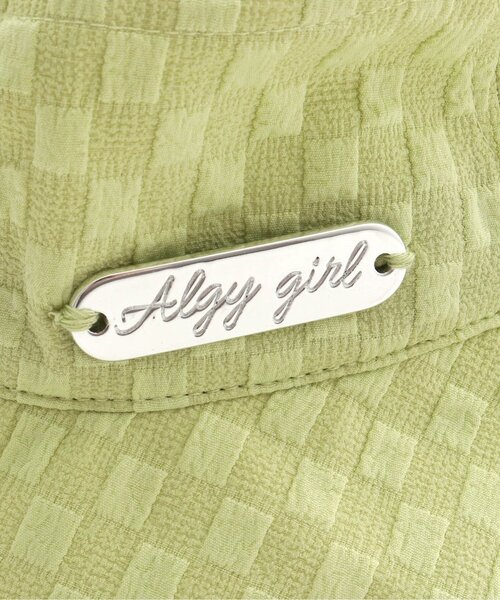 algy（アルジー）の「ポコポコバケットハット（ハット・キッズ・オフホワイト/ライム・SMALL/MEDIUM）」の15枚目の写真