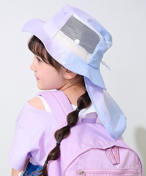 【メゾピアノ】新品未使用　スターグラデーション柄サファリハット　Mサイズ セール】スターグラデーション柄 サファリハット（ハット