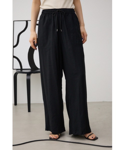AZUL by moussy(アズールバイマウジー)の「ツイルイージーパンツ(その他パンツ・レディース・ブラウン/レッド/ブラック/アイボリー/マルチ・SMALL/MEDIUM)」の3枚目の写真
