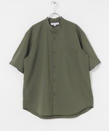 URBAN RESEARCH | TRON WOOL バンドカラーシャツ(シャツ/ブラウス)