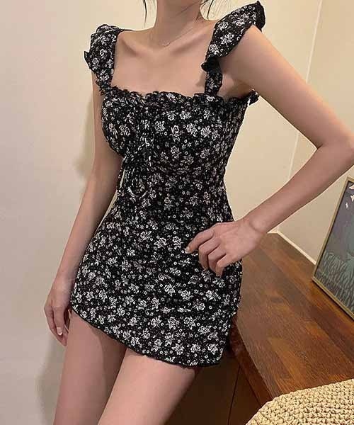 NANEA（ナネア）の「ミニドレスデザインスウィムウェア（水着・レディース・ブラック・SMALL/MEDIUM/LARGE/X-LARGE）」の15枚目の写真