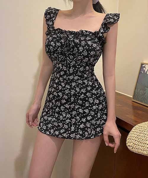 NANEA（ナネア）の「ミニドレスデザインスウィムウェア（水着・レディース・ブラック・SMALL/MEDIUM/LARGE/X-LARGE）」の14枚目の写真