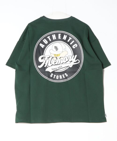 #MEMORY(メモリー)の「【MEMORY】バブちゃん サークルロゴ ヘビーウェイトTシャツ / オーバーサイズ Tシャツ ビッグシルエットTシャツ メンズ レディース(Tシャツ/カットソー・メンズ・ホワイト/グリーン/ネイビー/アイボリー/ブラック・FREE)」の9枚目の写真