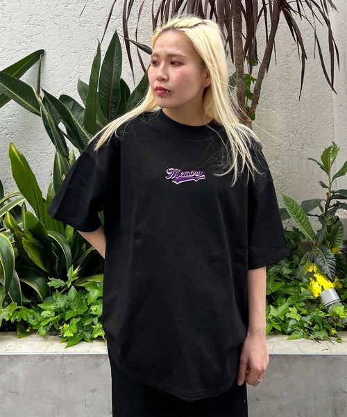 #MEMORY(メモリー)の「【MEMORY】バブちゃん サークルロゴ ヘビーウェイトTシャツ / オーバーサイズ Tシャツ ビッグシルエットTシャツ メンズ レディース(Tシャツ/カットソー・メンズ・ホワイト/グリーン/ネイビー/アイボリー/ブラック・FREE)」の16枚目の写真