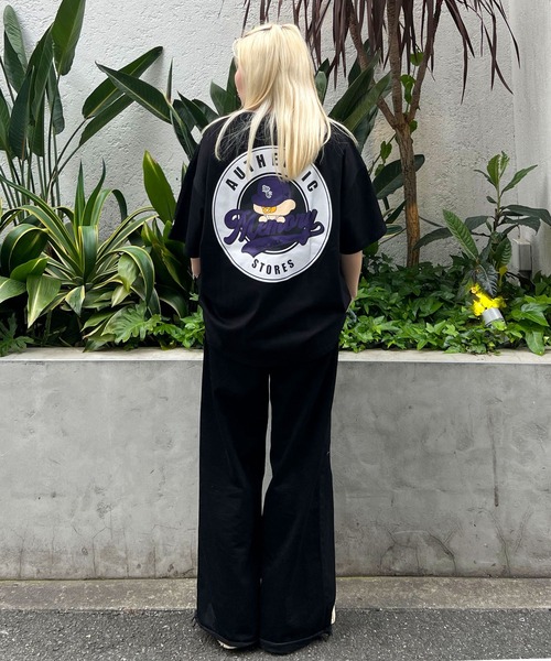 #MEMORY(メモリー)の「【MEMORY】バブちゃん サークルロゴ ヘビーウェイトTシャツ / オーバーサイズ Tシャツ ビッグシルエットTシャツ メンズ レディース(Tシャツ/カットソー・メンズ・ホワイト/グリーン/ネイビー/アイボリー/ブラック・FREE)」の21枚目の写真