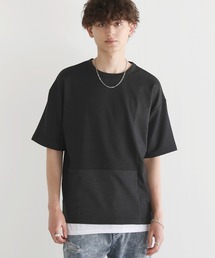ASTRONOMY（アストロノミー）の「Buyer's Select/楊柳ジャガード共地裏表切り替え半袖Tシャツ（Tシャツ/カットソー・メンズ）」