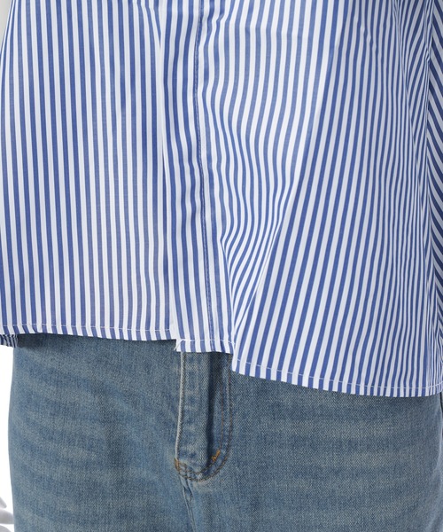 Edit Sheen（エディットシーン）の「ケープデザイン半袖ブラウス（シャツ/ブラウス・レディース・ホワイト/ブルー・M）」の16枚目の写真